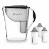 Pearlco Wasserfilter Fashion Anthrazit Inkl. 3 Protect+ Filterkartuschen