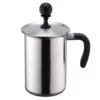 Null Edelstahl Milchaufschäumer Aufschäumbecher Milchkanne Induktionsgeeignet 1000ml