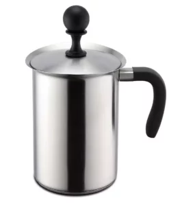 Null Edelstahl Milchaufschäumer Aufschäumbecher Milchkanne Induktionsgeeignet 1000ml