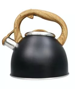 Null Schäfer Edelstahl Flötenkessel 2,5L Wasserkocher Wasserkessel Geeginet Für Alle Herdarten Holz