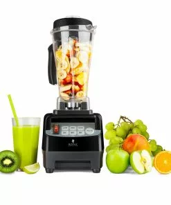 Royal-catering Royal Catering Hochleistungsmixer Katana - 1.500 W - 32.000 U/min - 2 L - Schwarz - Timer