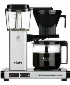 Null Moccamaster KBG Select Filterkaffeemaschine Matt Silver