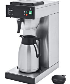 Metro-professional METRO Professional Kaffeemaschine GCT2001, Edelstahl, 21.5x41.5x52 Cm, 2.3L (Wassertank), Mit Thermoskanne, Temperaturbereich: 30-98°C, Silber