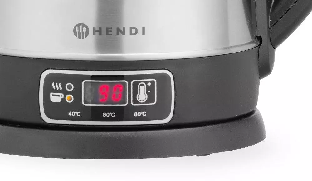 Elektrischer Wasserkocher Mit Temperaturregelung, HENDI, 1,8L, 230V/1800W, 225x168x(H)288mm - Image 6