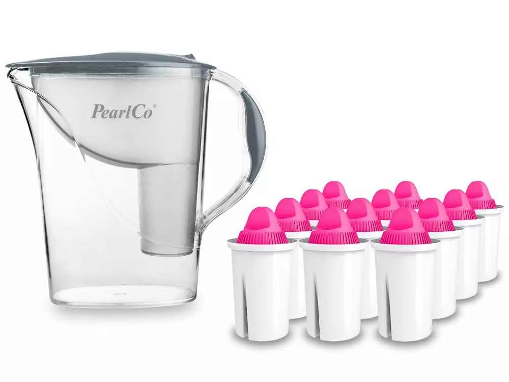 Pearlco Wasserfilter Standard Weiß Inkl. 12 AquaMag Filterkartuschen - Image 3