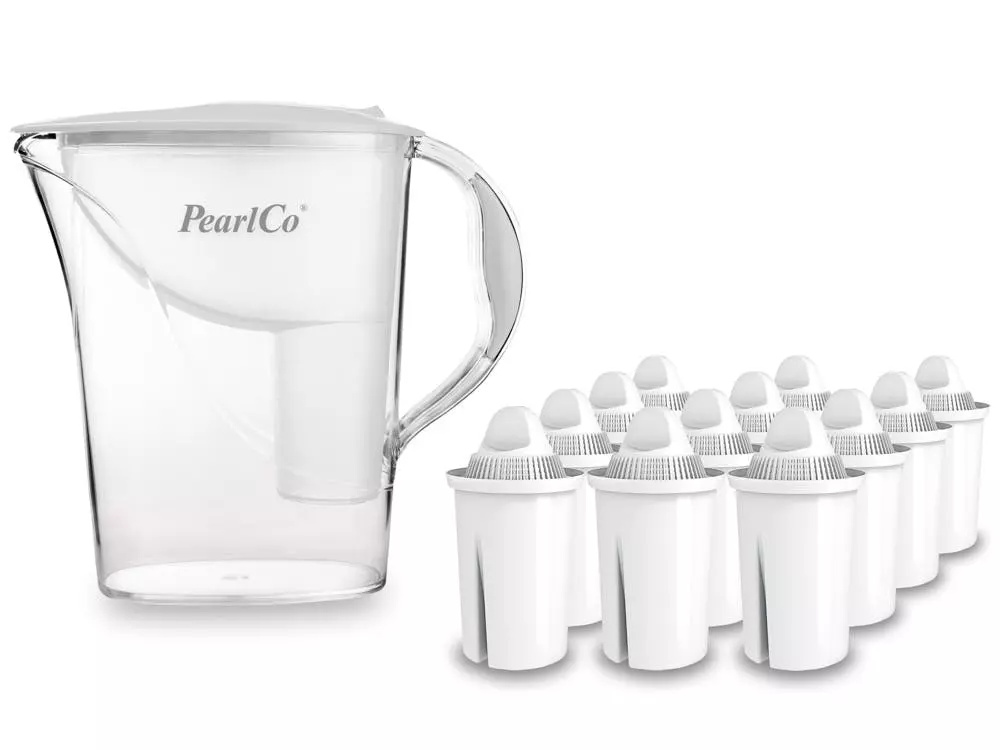 Pearlco Wasserfilter Standard Grau Inkl. 12 Universal Filterkartuschen - Image 3