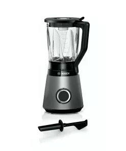 Bosch MMB6172S Mixer Tischplatten-Mixer 1200 W Schwarz, Edelstahl