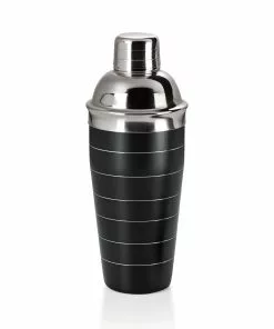 Was-germany WAS Germany - Shaker, 0,70 Ltr., Pulverbeschichtet, Schwarz, Chromnickelstahl (3600070)