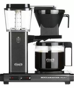 Null Moccamaster KBG Select Filterkaffeemaschine Stone Grey