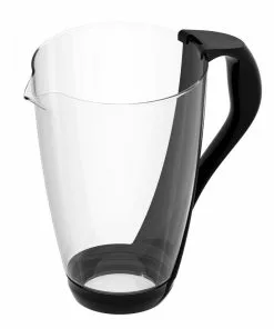 Pearlco Glas-Wasserfilter Schwarz Ersatzkanne