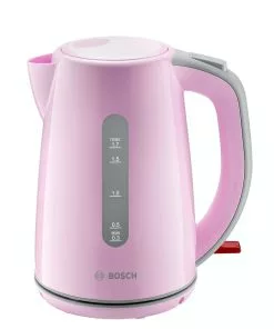 Bosch TWK7500K Wasserkocher 1,7 L 2200 W Grau, Pink