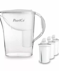 Pearlco Wasserfilter Standard Weiß Inkl. 3 Universal Filterkartuschen