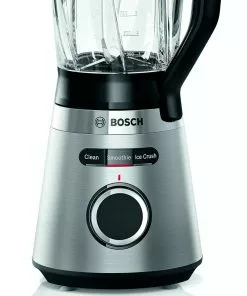 Bosch Serie 4 MMB6382M Mixer Tischplatten-Mixer 1200 W Schwarz, Edelstahl