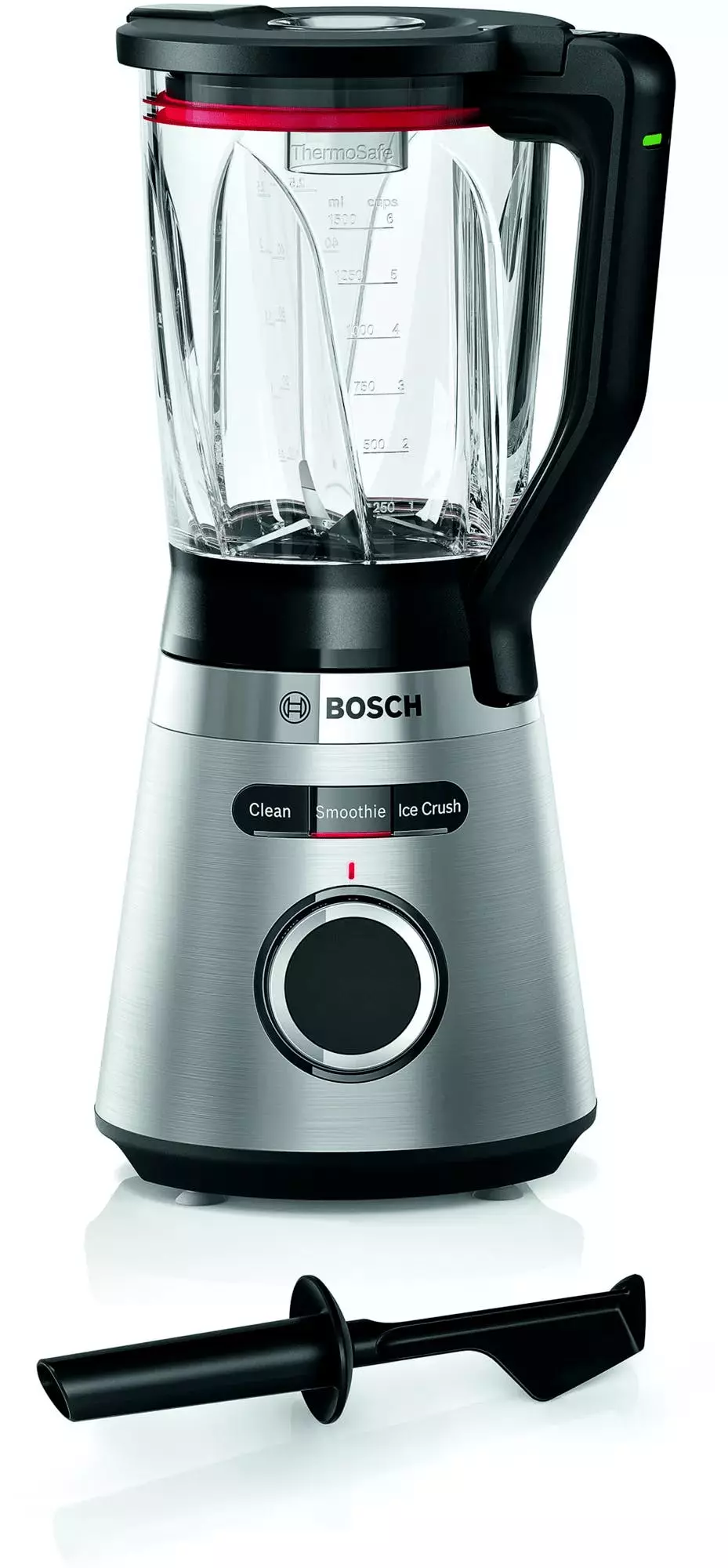 Bosch Serie 4 MMB6382M Mixer Tischplatten-Mixer 1200 W Schwarz, Edelstahl
