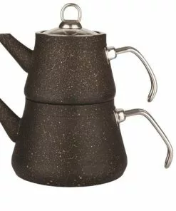 Null VIVIANA PIRAMIT MODELS 1 Teekannen-Set, Rostfrei, Für Viele Herdtypen, Ergonom