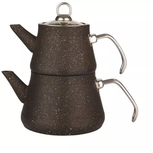 Null VIVIANA PIRAMIT MODELS 1 Teekannen-Set, Rostfrei, Für Viele Herdtypen, Ergonom