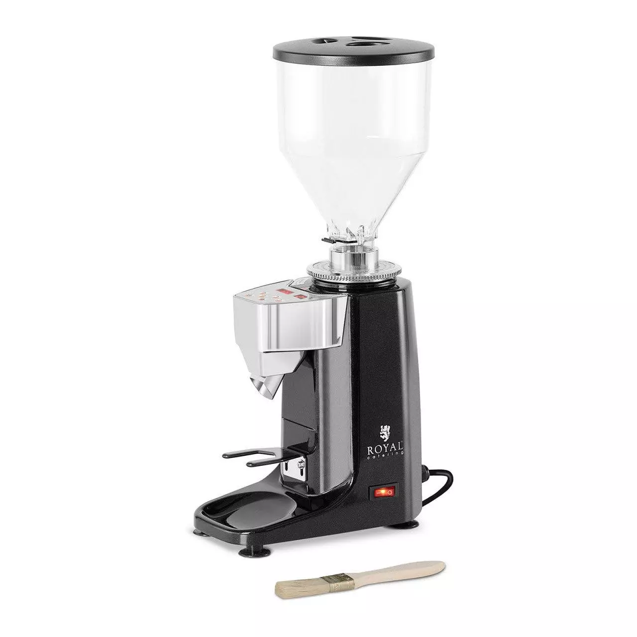 Royal-catering Royal Catering Kaffeemühle - 200 W - 1000ml - Aluminium - Schwarz - LED