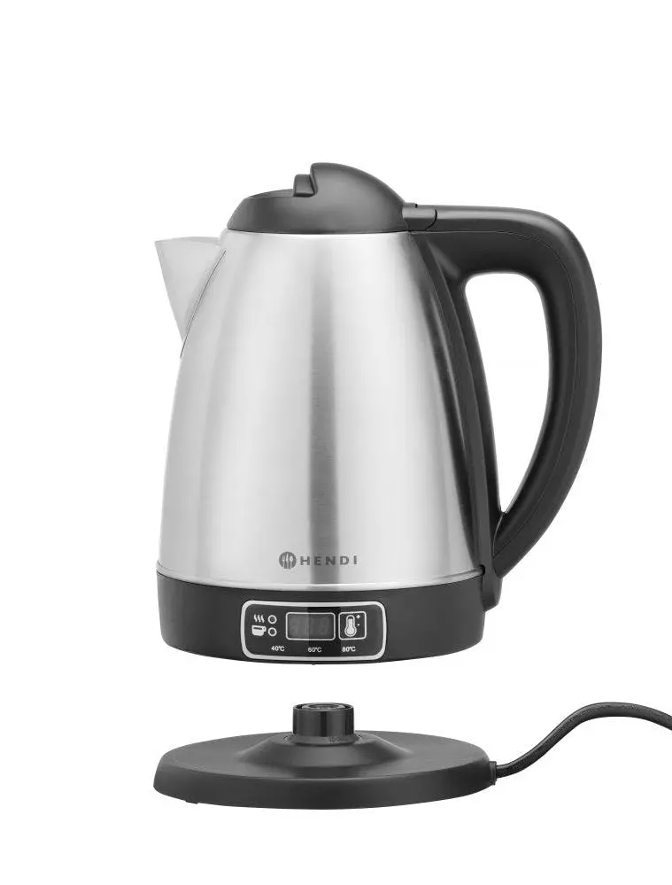 Elektrischer Wasserkocher Mit Temperaturregelung, HENDI, 1,8L, 230V/1800W, 225x168x(H)288mm - Image 5