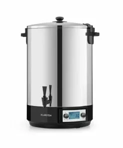 Klarstein KonfiStar 40 Digital Einkochautomat Getränkespender 2500W 40L 100°C 180min Edelstahl Silber