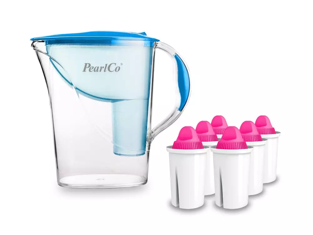 Pearlco Wasserfilter Standard Weiß Inkl. 6 AquaMag Filterkartuschen - Image 2