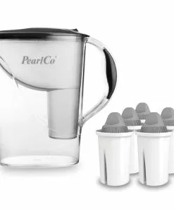 Pearlco Wasserfilter Standard Anthrazit Inkl. 6 Protect+ Filterkartuschen