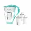 Pearlco Glas-Wasserfilter Mint Inkl. 3 Universal Filterkartuschen