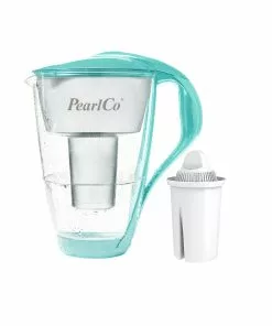 Pearlco Glas-Wasserfilter Mint Inkl. 1 Universal Filterkartusche