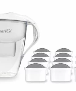 Pearlco Wasserfilter Astra Weiß Inkl. 12 Protect+ Filterkartuschen