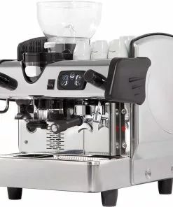 Stalgast Eingruppige Siebträgermaschine Mit Kaffeemühle, 460 X 590 X 630 Mm (BxTxH)