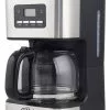 Null Elta Kaffeemaschine KME-900.15TS Mit Timer Schwarz Edelstahl 1,5 L