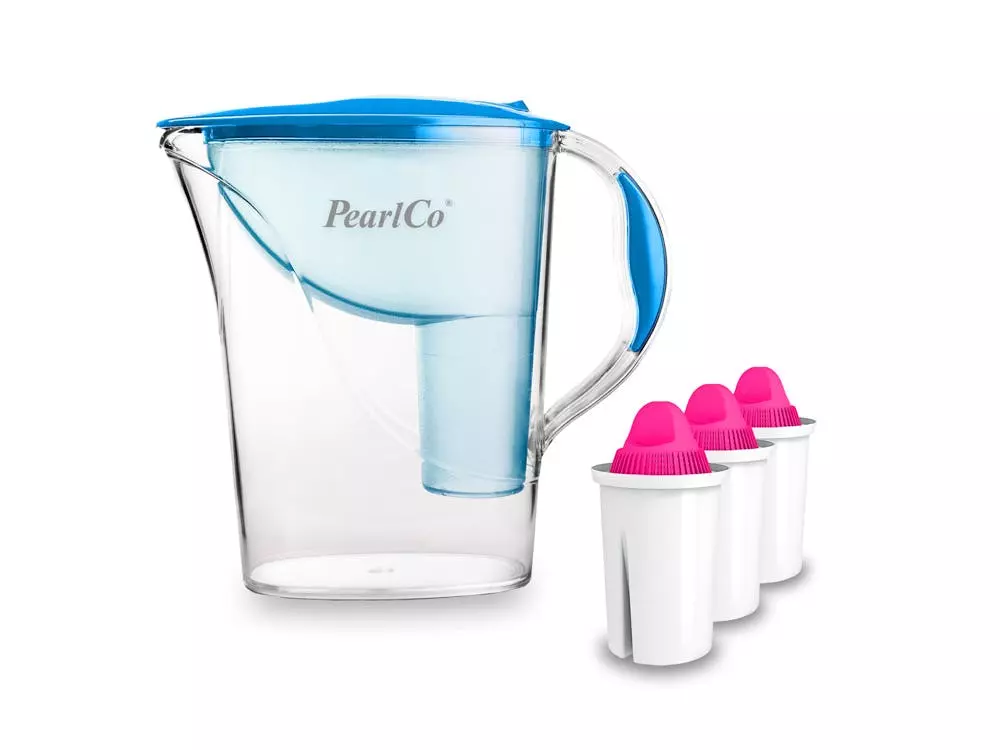 Pearlco Wasserfilter Standard Blau Inkl. 3 AquaMag Filterkartuschen - Image 2