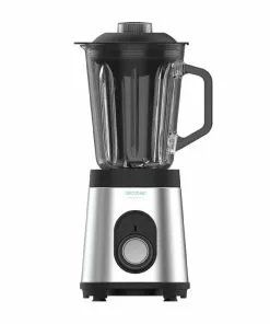 Cecotec Power Black Titanium 1000 Inox 1000 W Standmixer Aus Edelstahl Mit Einer 6-schneidigen Klinge Mit Schwarzer Titanbeschic