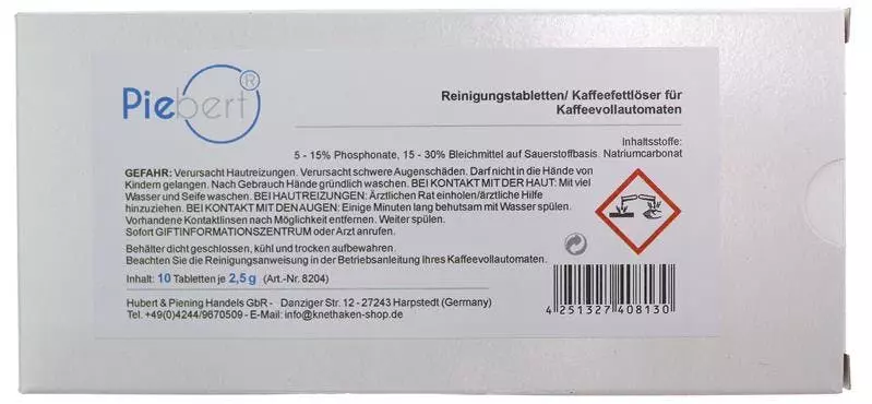 Null Reinigungstabletten Für Kaffeevollautomaten | á 10 Stück, Ø18mm Je 2,5g, Blister In Faltschachtel + Anleitung - Image 5