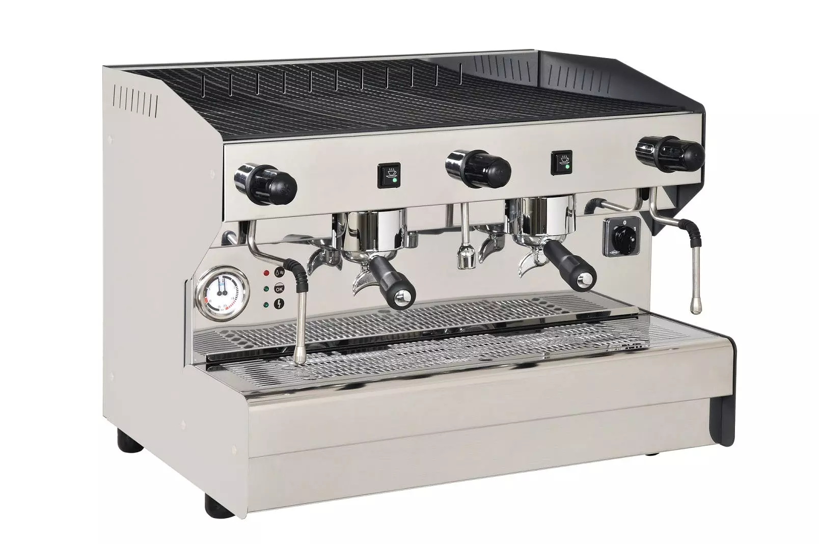 Gmg Siebträger - Espressomaschine BAROSSI Professionale 3 Gr. Semi-Autom. - Edelstahlausführung - Image 3