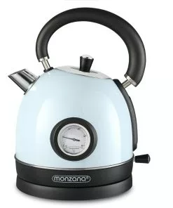 Null Monzana Wasserkocher Retro BPA Frei Blau