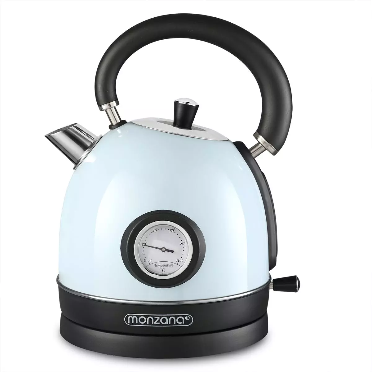 Null Monzana Wasserkocher Retro BPA Frei Blau