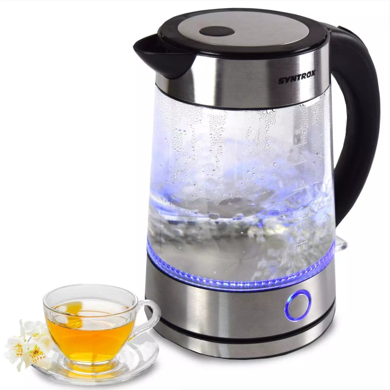 Null Michelino Glas-Wasserkocher 1,7 Liter LED 74342 - Image 2