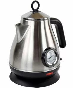 Syntrox-germany 1,7 Liter Edelstahl Schnurlos Wasserkocher Inox Mar Mit Thermometer 360° Cordess Wasserkessel Teekes