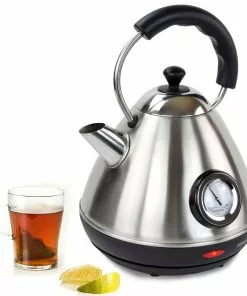 Syntrox-germany 1,7 Liter Edelstahl Wasserkocher Inox Mit Thermometer