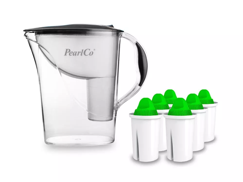 Pearlco Wasserfilter Standard Grau Inkl. 6 Alkaline Filterkartuschen - Image 5