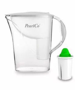 Pearlco Wasserfilter Standard Weiß Inkl. 1 Alkaline Filterkartusche